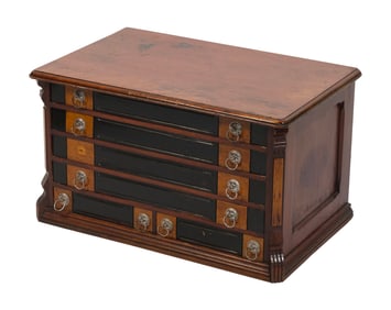 VICTORIAN SPOOL CABINET 19th Century Height 17". Width 29". Depth 19".