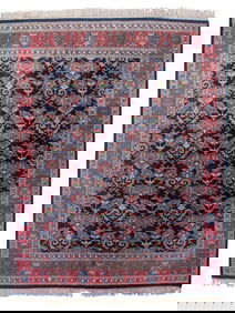 CAUCASIAN DESIGN RUG: 7'5" X 9'4" Late 20th Century