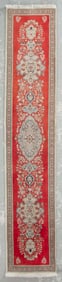 TABATABAI TABRIZ RUNNER: 2'8" X 13'0" Mid-20th Century