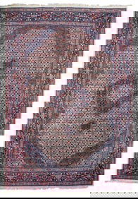 BIDJAR DESIGN RUG: 10'8" X 12'9" Late 20th Century