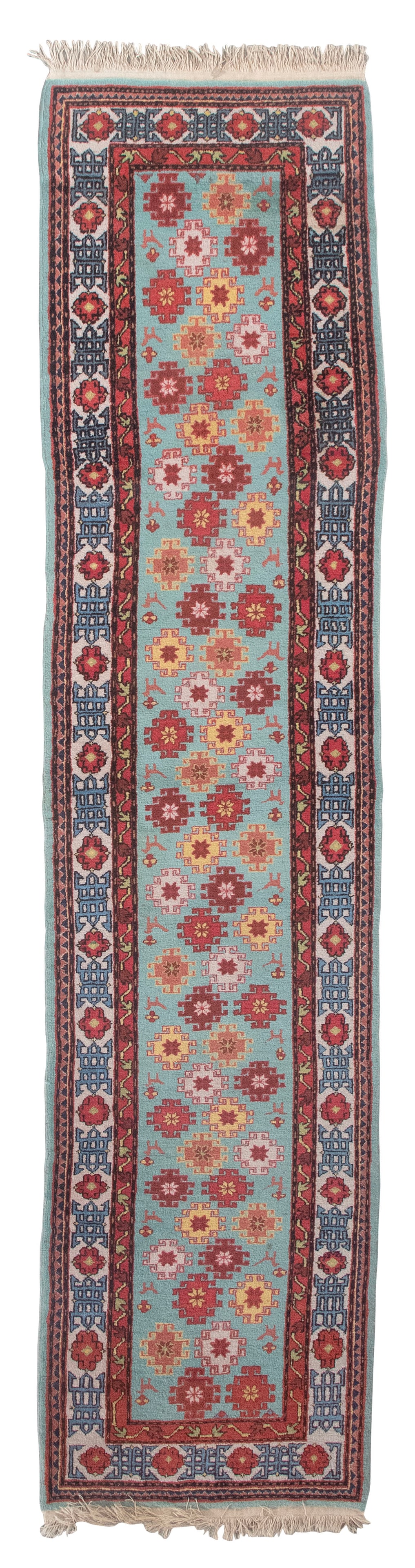 TURKISH RUNNER: 2'6" X 10'11" Late 20th Century (1 of 1)