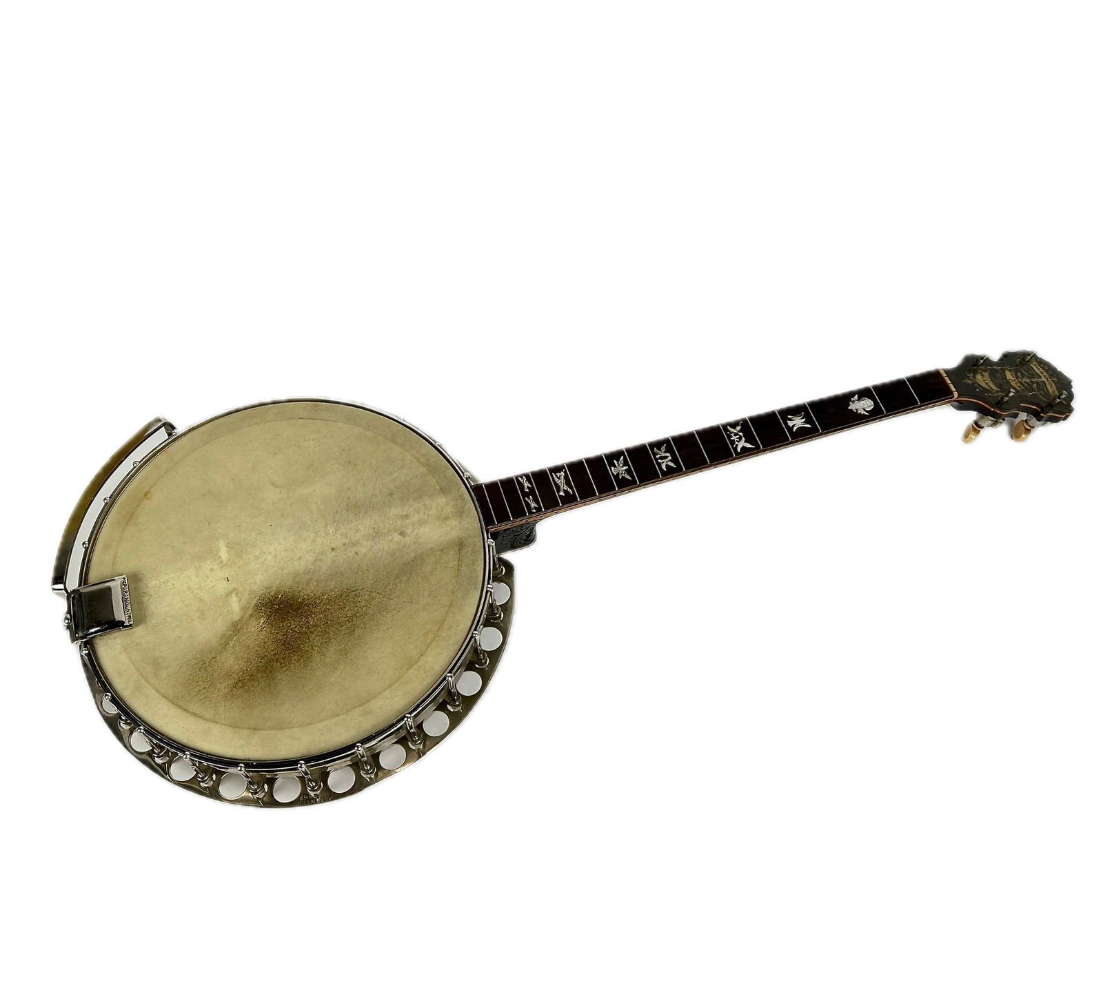 WILLIAM L. LANGE PARAMOUNT STYLE C BANJO 20th Century Length 34". (1 of 9)