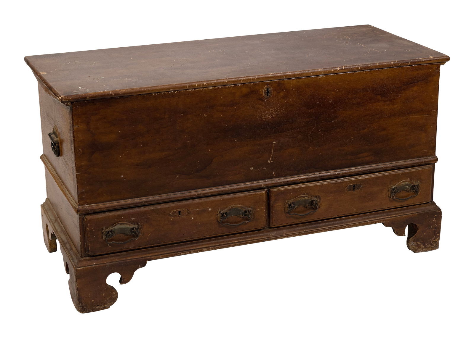 DOWER CHEST Pennsylvania, Late 18th Century Height 27.5". Width 50.5". Depth 22". (1 of 1)