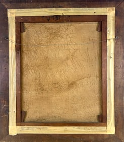 AMERICAN SCHOOL (19th Century,), Two portraits: a man and a lady., Oils on canvas, 30" x 25". Framed