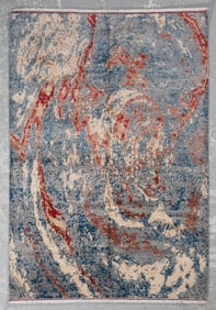 CONTEMPORARY RUG IN ABSTRACT DESIGN: 5'9" X 8'3" 21st Century