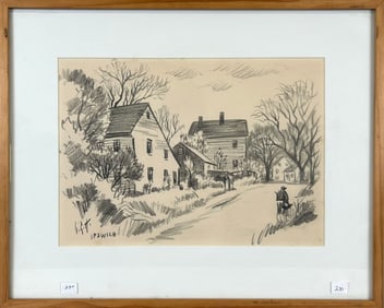 AMERICAN SCHOOL (20th Century,), Three works