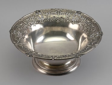 BLACK, FROST AND BALL STERLING SILVER COMPOTE 1920s