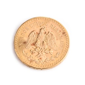 1947 50 PESOS GOLD COIN Approx. 26.81 total dwt.