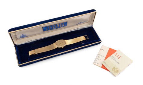 JUVENIA 18KT YELLOW GOLD WATCH Approx. 42.63 total dwt.