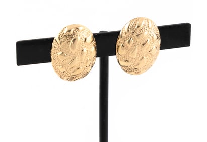 PAIR OF 14KT YELLOW GOLD PIERCED EARRINGS Approx. 2.05 total dwt.
