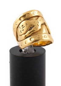 JEAN MAHIE 22KT YELLOW GOLD RING Approx. 12.47 total dwt.