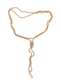 14KT YELLOW GOLD SLIDE CHAIN Approx. 25.46 total dwt.