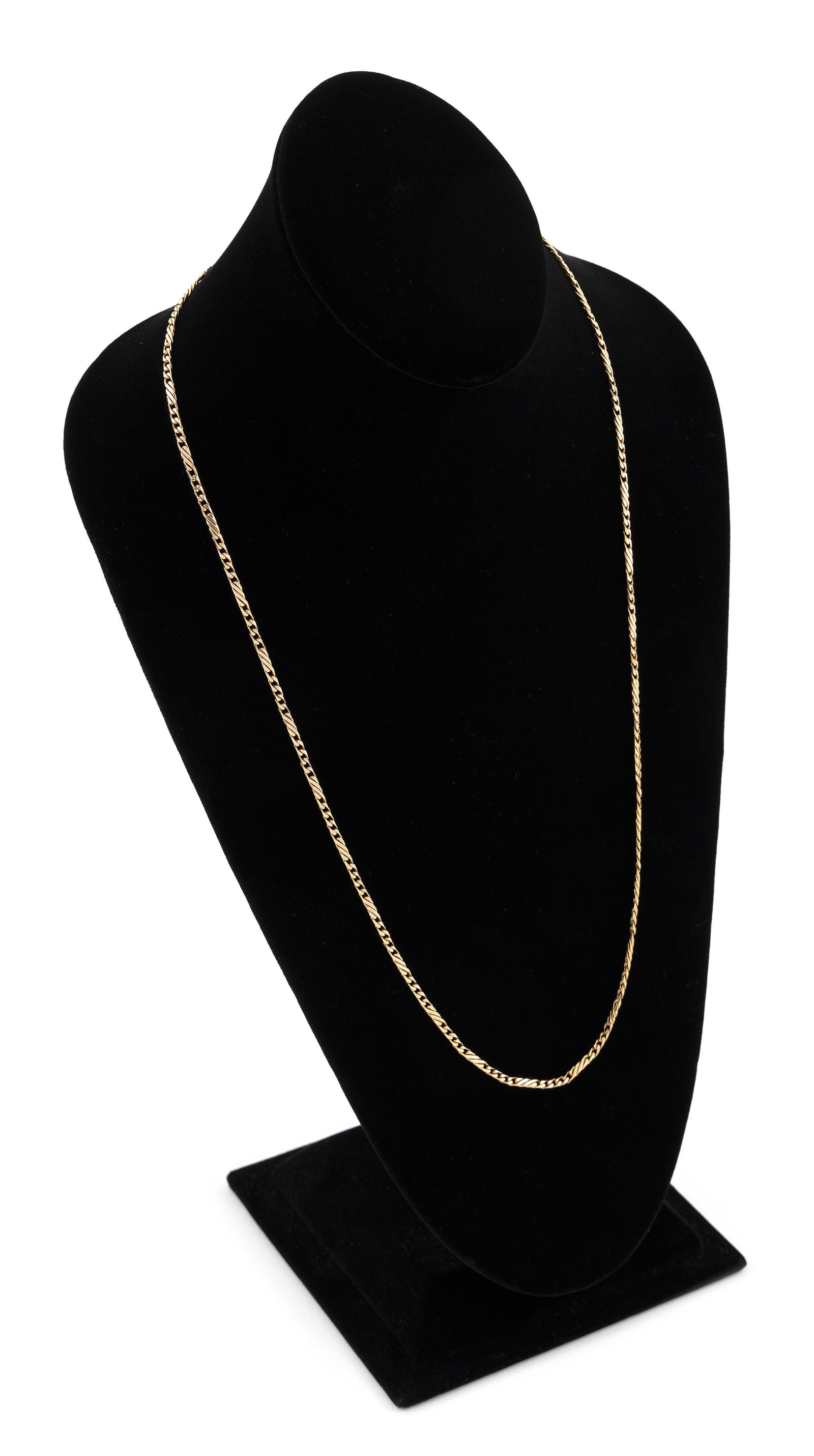 14KT YELLOW GOLD FIGARO CHAIN Approx. 13.31 total dwt. (1 of 2)
