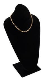 18KT YELLOW GOLD OPEN LINK CHAIN Approx. 13.76 total dwt.