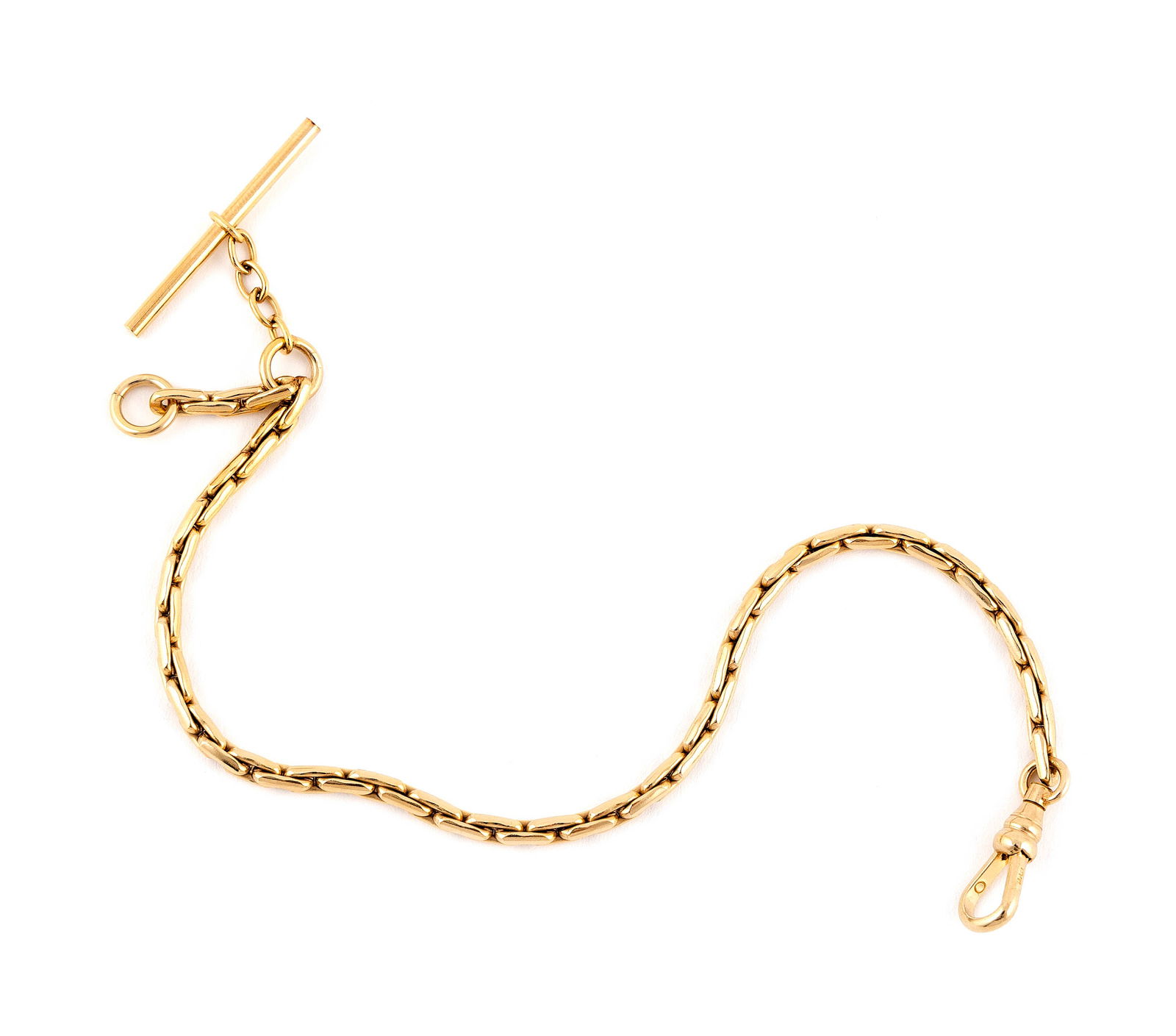 14KT YELLOW GOLD POCKET WATCH CABLE LINK CHAIN Approx. 7.90 total dwt. (1 of 1)