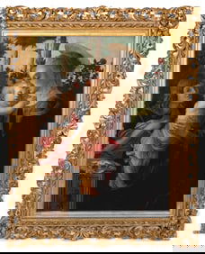 AFTER SANDRO BOTTICELLI (19th Century or Earlier,), Madonna and Child with St. John the Baptist.,