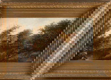 WILLIAM HENRY (HARRY) HILLIARD (Indiana/New York/District Of Columbia, 1836-1905), Fisherman by a