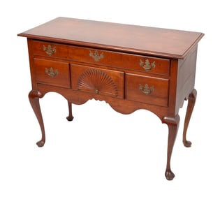 QUEEN ANNE CHERRY HIGHBOY BASE Connecticut, 18th Century Height 31". Width 40.25". Depth 18.25"