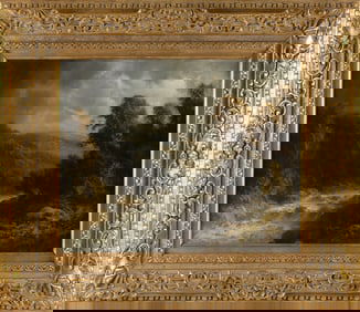 THOMAS BARTHOLOMEW BAILEY GRIFFIN (Pennsylvania/New York/Maryland, 1858-1918), River landscape., Oil