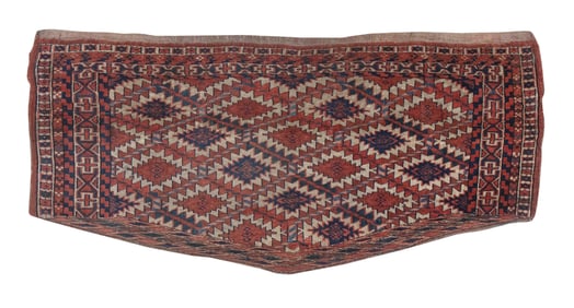 BOKHARA ASMALYK: 1'10" X 4'2" Circa 1900