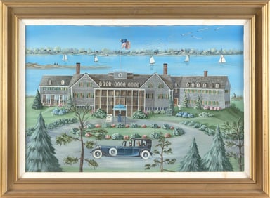 JAYNE SHELLEY PIERCE (Massachusetts, Contemporary), Oyster Harbors Club, Osterville, Massachusetts.,