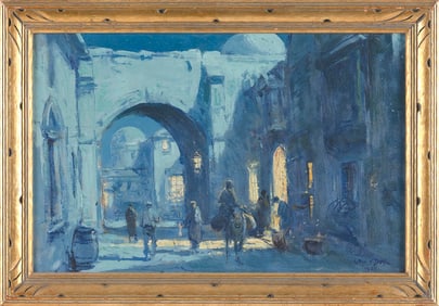 ARTHUR VIDAL DIEHL (Massachusetts/New York/England, 1870-1929), Middle Eastern scene under
