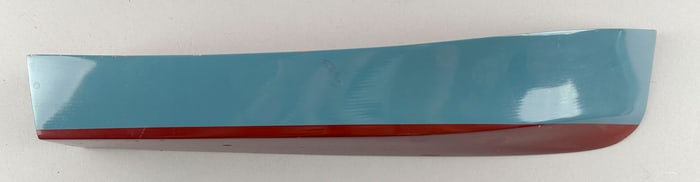 MALCOLM CROSBY HALF HULL MODEL Dated 1980 Length 20".