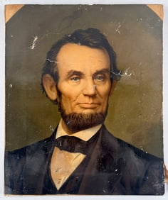 E.C. MIDDLETON CHROMOLITHOGRAPH OF ABRAHAM LINCOLN Cincinnati, Mid-19th Century 12" x 10". Unframed.