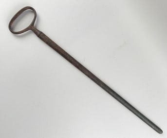 CAST IRON CHEESE TESTER 19th Century Length 21".
