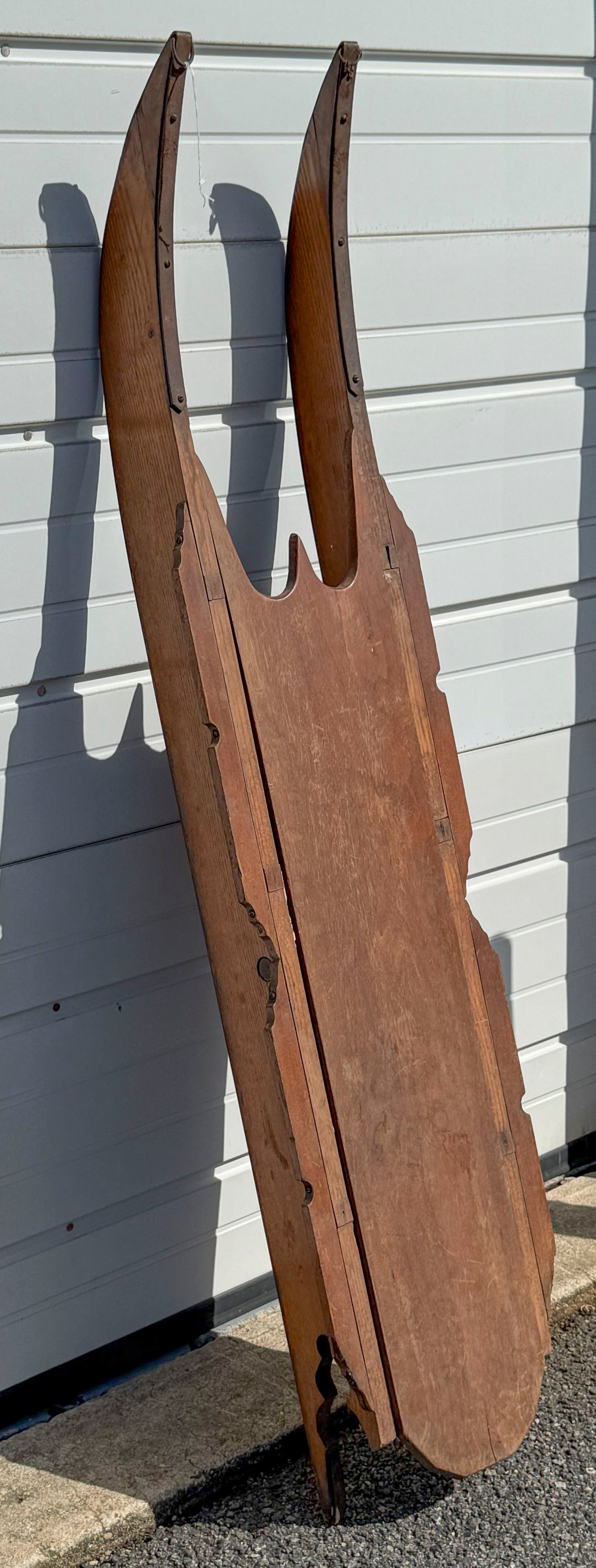 VICTORIAN SLED 19th Century Height 9". Length 60". (1 of 3)