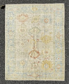 MAHAL DESIGN RUG: 4'2" X 6'0" 21st Century