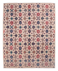 CAUCASIAN DESIGN RUG: 8'0" X 9'10" 21st Century