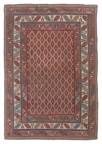 CAUCASIAN RUG: 4'2" X 6'2" First Quarter of the 20th Century