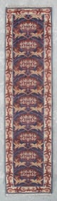 WILLIAM MORRIS ARTS & CRAFTS DESIGN RUNNER: 2'6" X 9'9" 21st Century