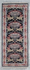 WILLIAM MORRIS ARTS & CRAFTS DESIGN RUNNER: 2'7" X 6'0" 21st Century