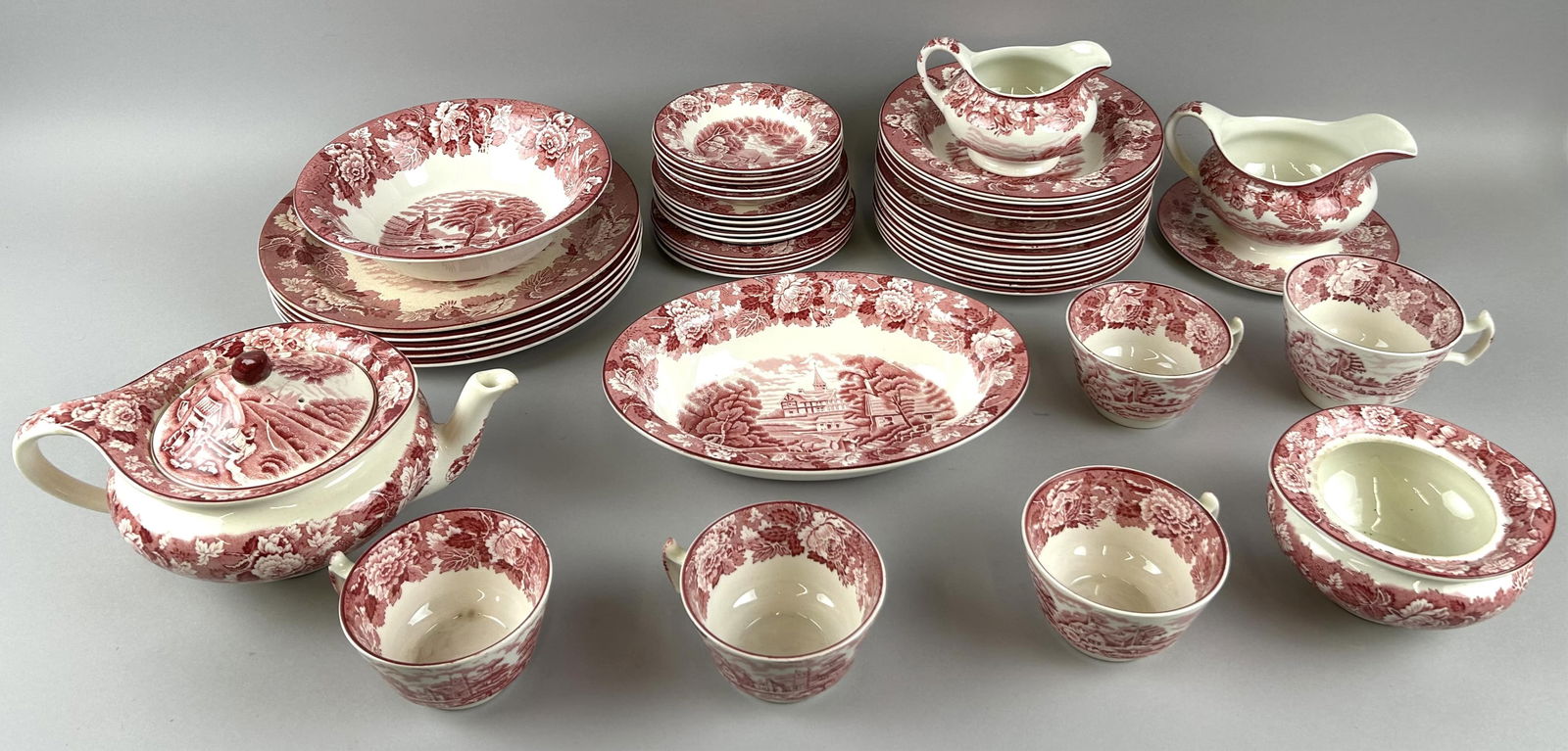 SET OF WOOD & SONS "WOODS WARE" CHINA 20th Century (1 of 1)