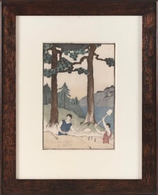 BROR JULIUS OLSSON (B.J.O.) NORDFELDT (New Mexico/New Jersey/Kansas/Sweden, 1878-1955), Two Men