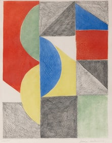 SONIA TERK DELAUNAY (France/America/Russian Federation/Ukraine, 1885-1979), Composition with