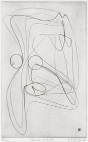STANLEY WILLIAM HAYTER (New York/United Kingdom, 1901-1988), "Le chas de l'aiguille", 1946.,