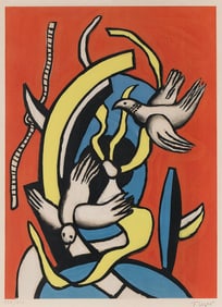 AFTER FERNAND (JOSEPH HENRI) LEGER (France/California/Connecticut, 1881-1955), Les Oiseaux., Color