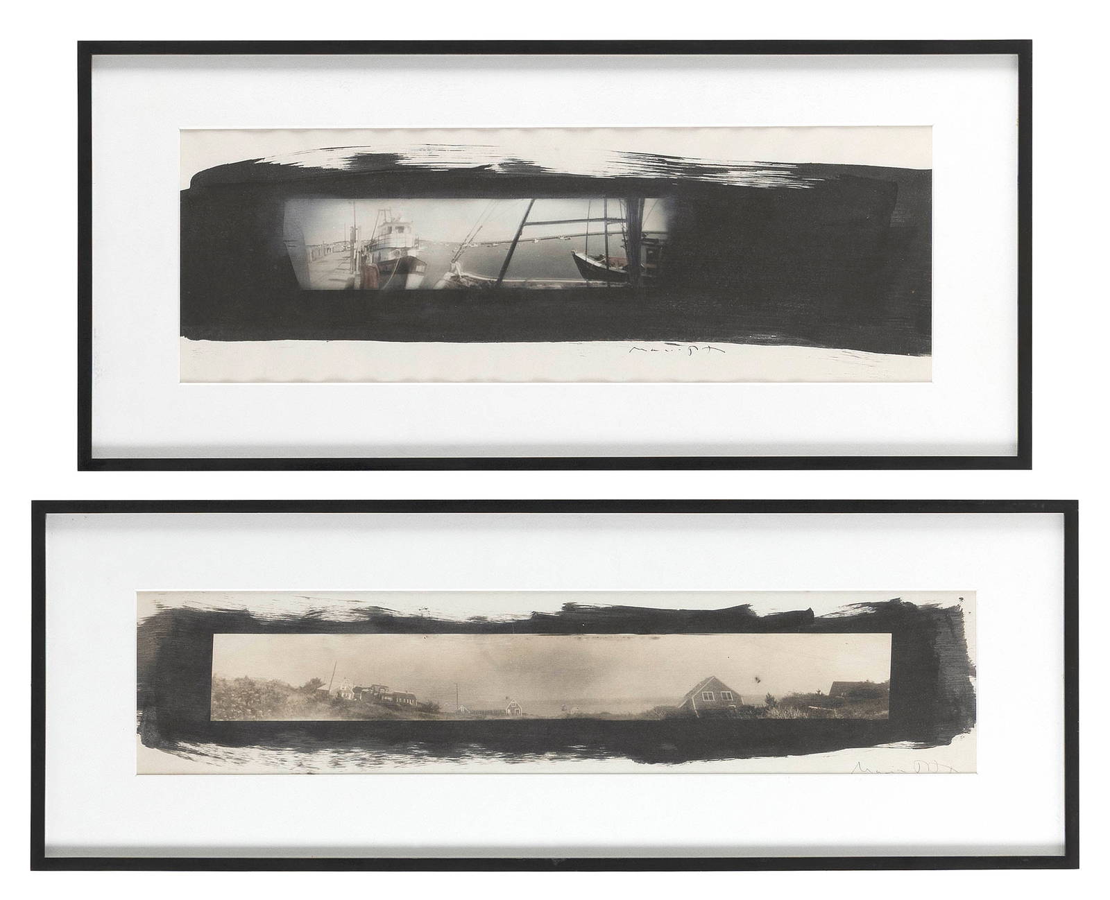 Marian Roth (massachusetts, Contemporary), Two Black And White Camera ...