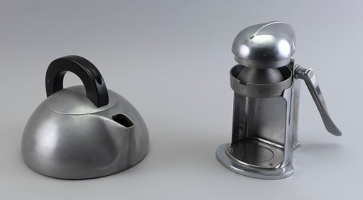 MID-CENTURY TEA KETTLE AND JUICER