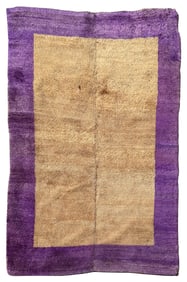 MID-CENTURY MODERN RUG WITH WOOL PILE 5'5" x 7'8".