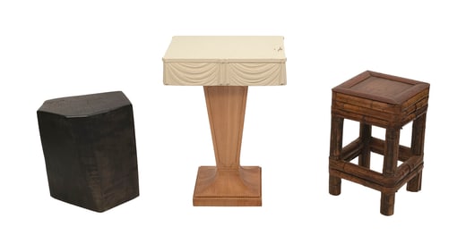 THREE SIDE TABLES, 20th Century