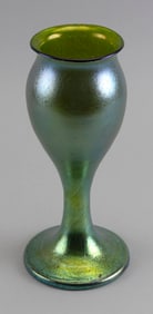 LOETZ IRIDESCENT ART GLASS VASE Austria, Early 20th Century Height 9.75".