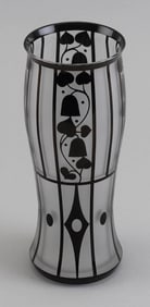 LOETZ ART GLASS VASE, JOSEF HOFFMAN DESIGN Austria, 20th Century Height 8".