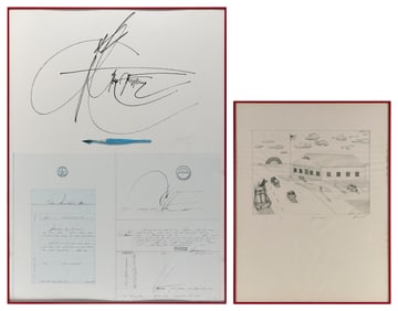 SAUL STEINBERG (New York/Italy, 1914-1999), Two works