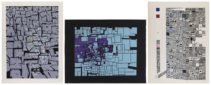 RISABURO KIMURA (Japan, 1924-2014), Three color screenprints:, All unframed.