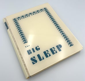 EXCEEDINGLY RARE ARION PRESS SIGNED LIMITED EDITION COPY OF "THE BIG SLEEP" BY RAYMOND CHANDLER 10"