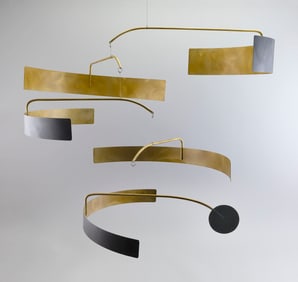 JOEL HOTCHKISS (America, 1949-), Mobile., Painted metal, height approx. 21".